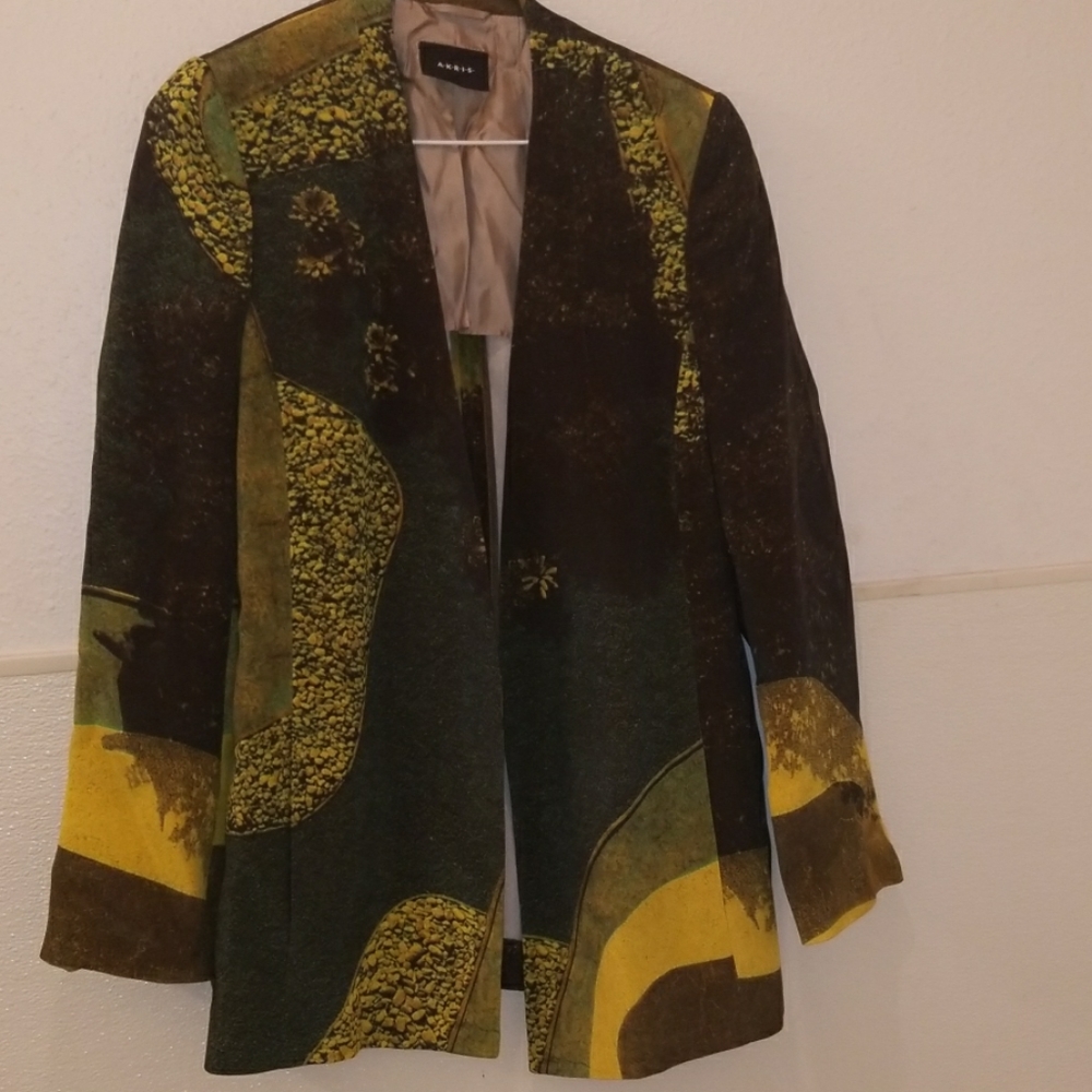 Akris 100% silk coat